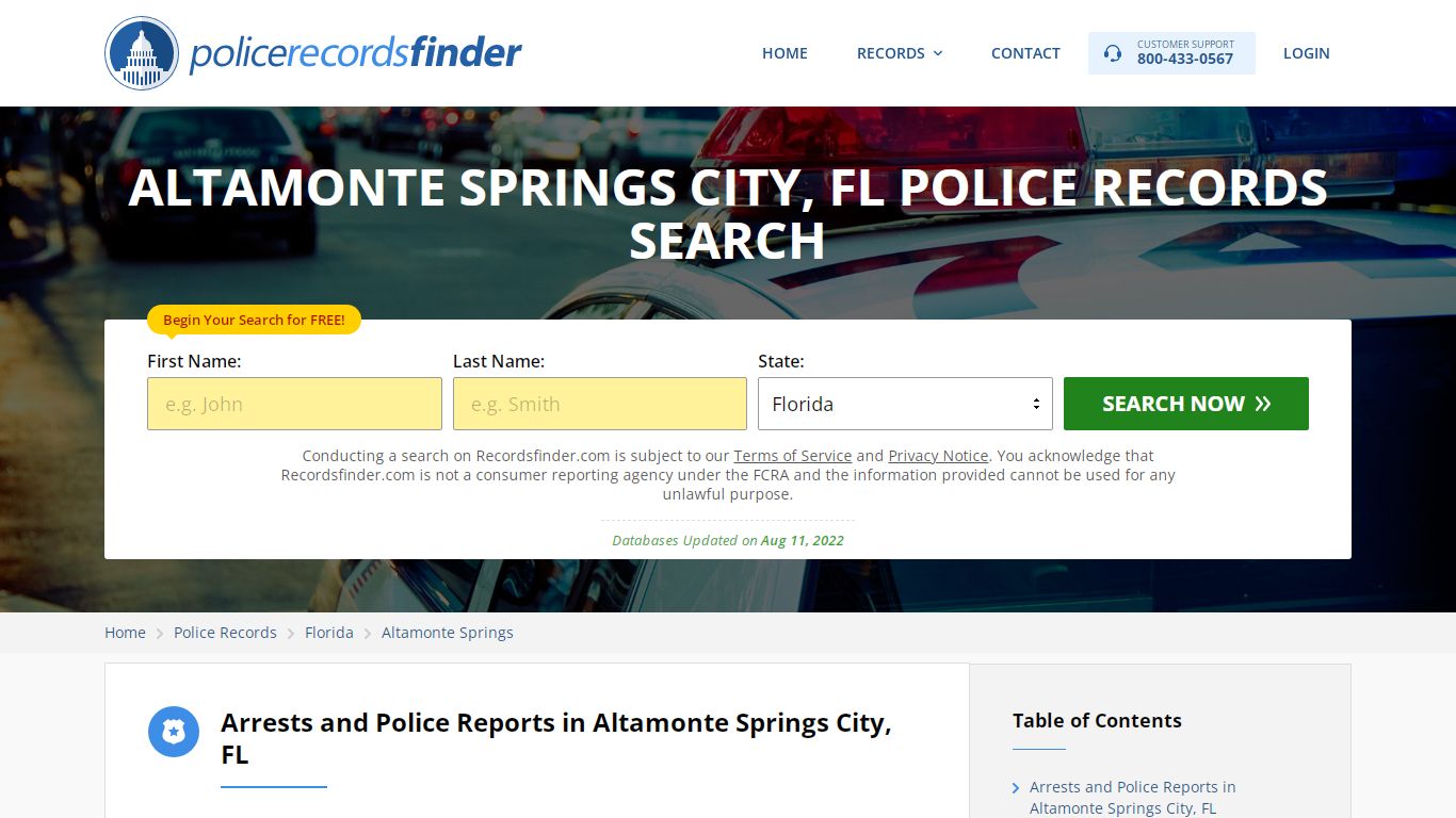 Altamonte Springs, Seminole County, FL Police Reports ...